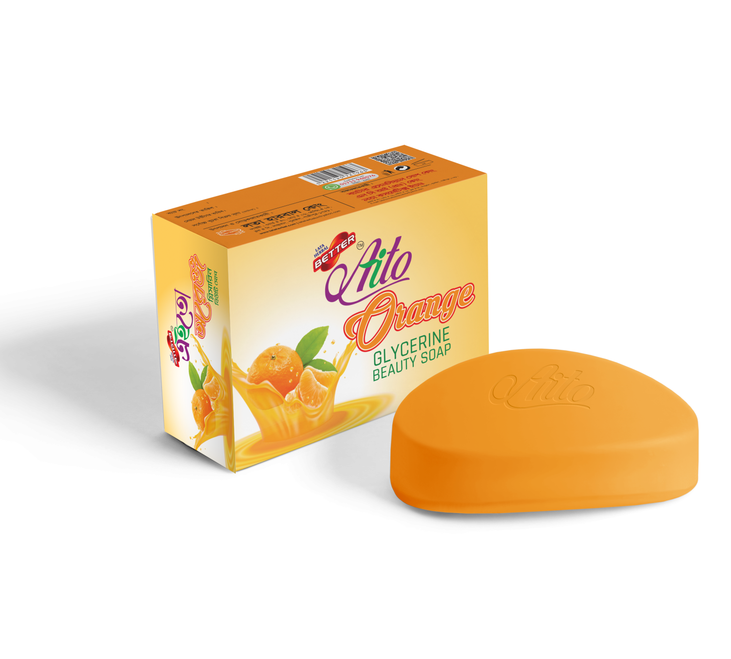 Aito Orange Glycerin Soap 125gm